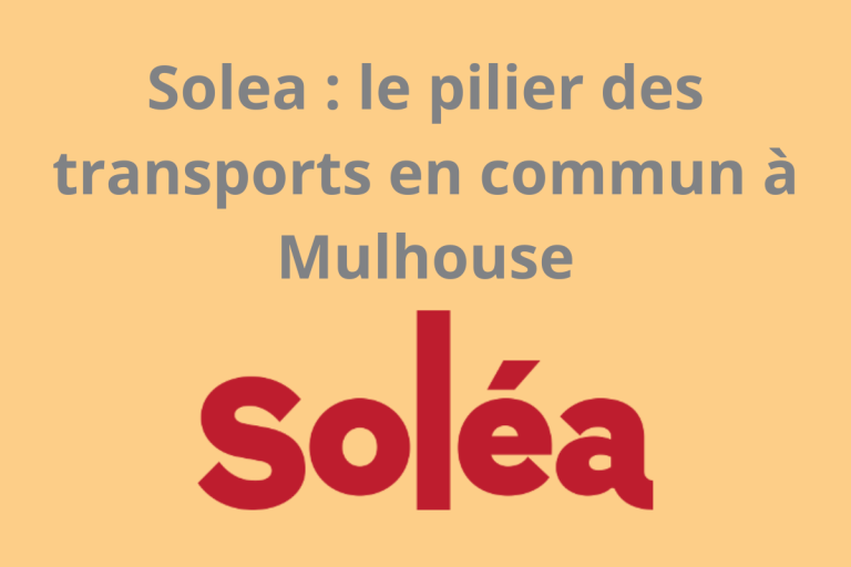 Solea : le pilier des transports en commun à Mulhouse