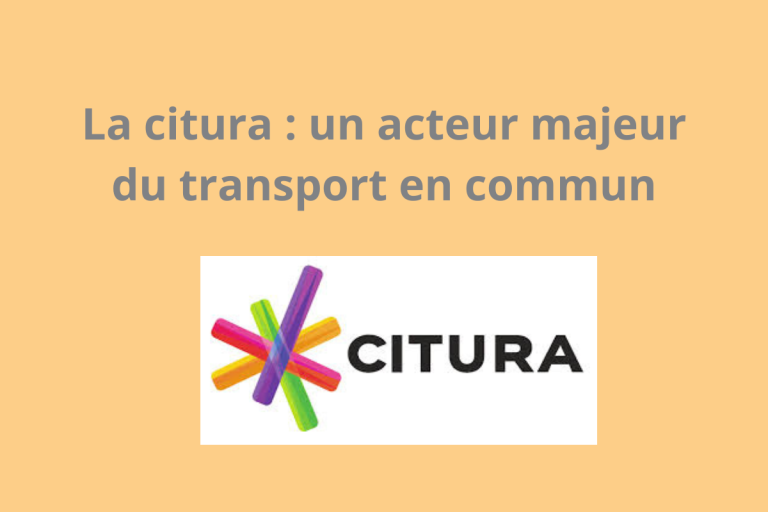 La citura : un acteur majeur du transport en commun