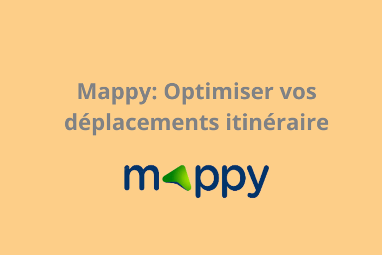 Mappy: Optimiser vos déplacements itinéraire