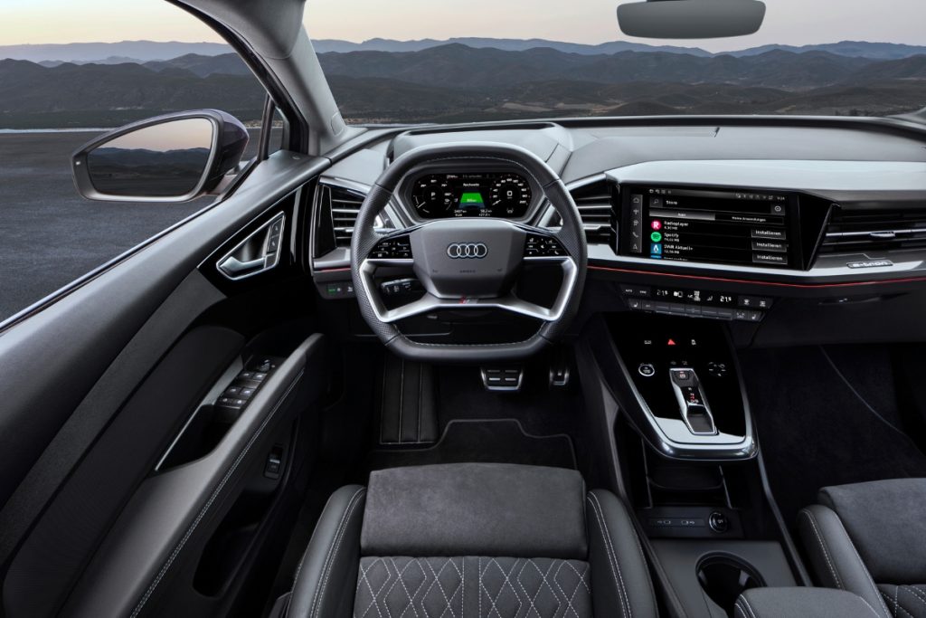 Audi Q4 e-tron design intérieur volant