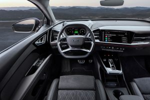 Audi Q4 e-tron design intérieur volant
