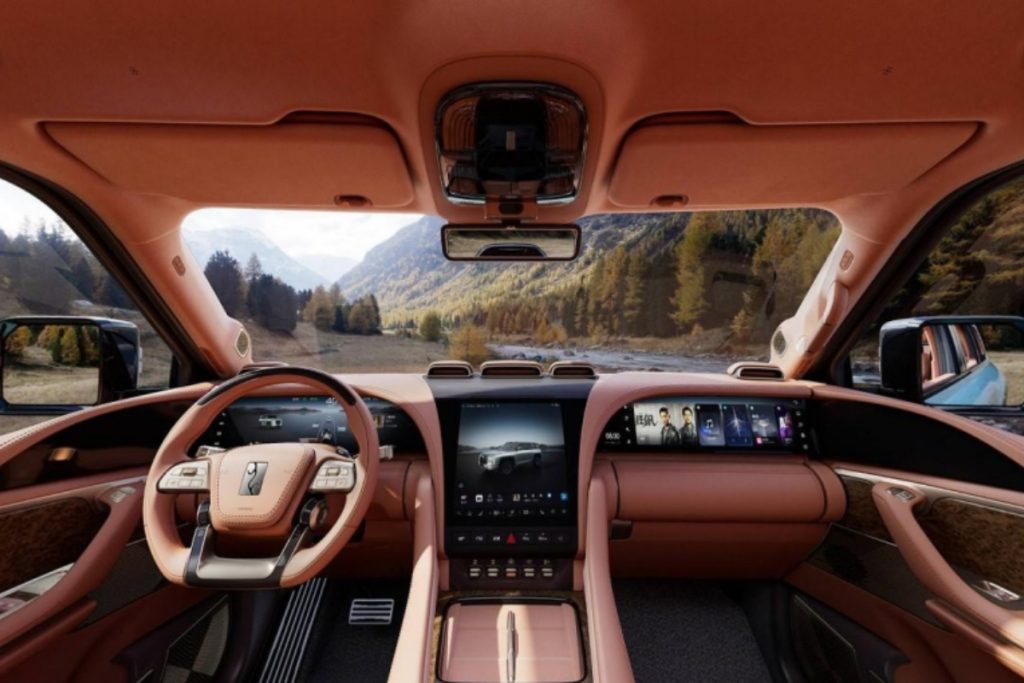 BYD U8 design intérieur volant