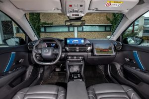 Citroen e-C4 design intérieur volant
