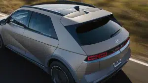 Ioniq 5 vue extérieure haut