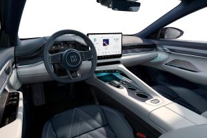 Zeekr 001 design intérieur volant