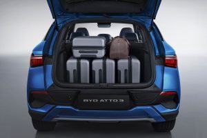 BYD ATTO 3 design intérieur coffre