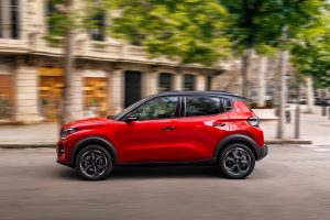 Citroen e-C3 design extérieur vu de profil