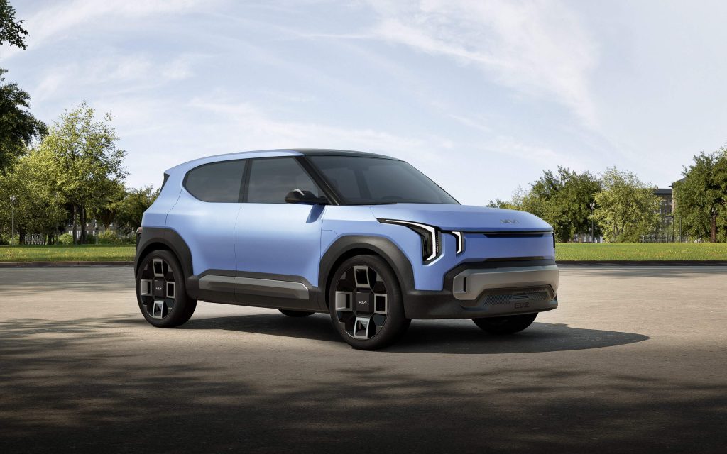 KIA EV2 design extérieur vu de devant