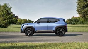 KIA EV2 design extérieur vu de profil