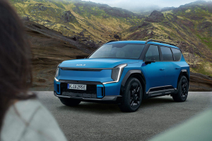 Kia EV9 design extérieur vu de face