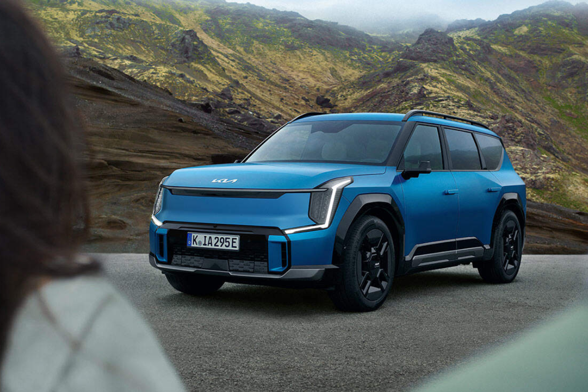 Kia EV9 design extérieur vu de face