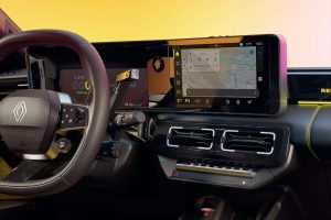 R5 électrique design intérieur volant