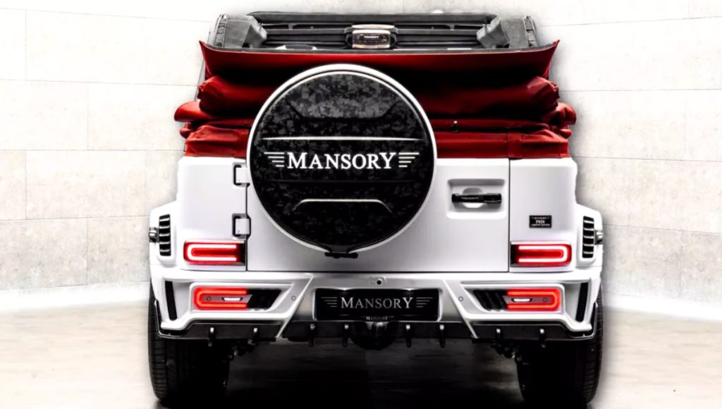 Mansory transforme le G-Class en cabriolet de 809 ch