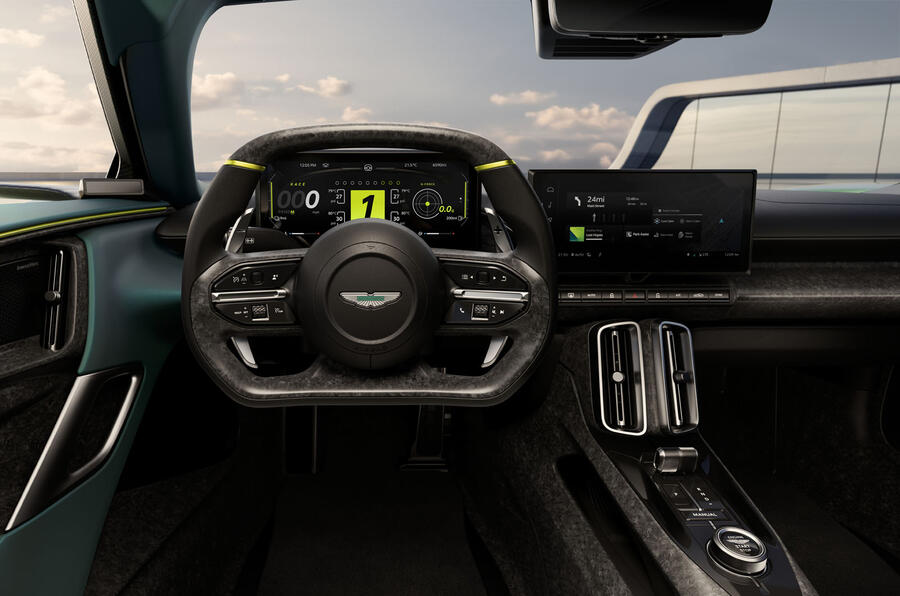 Aston Martin Valhalla habitacle inspiré de la F1