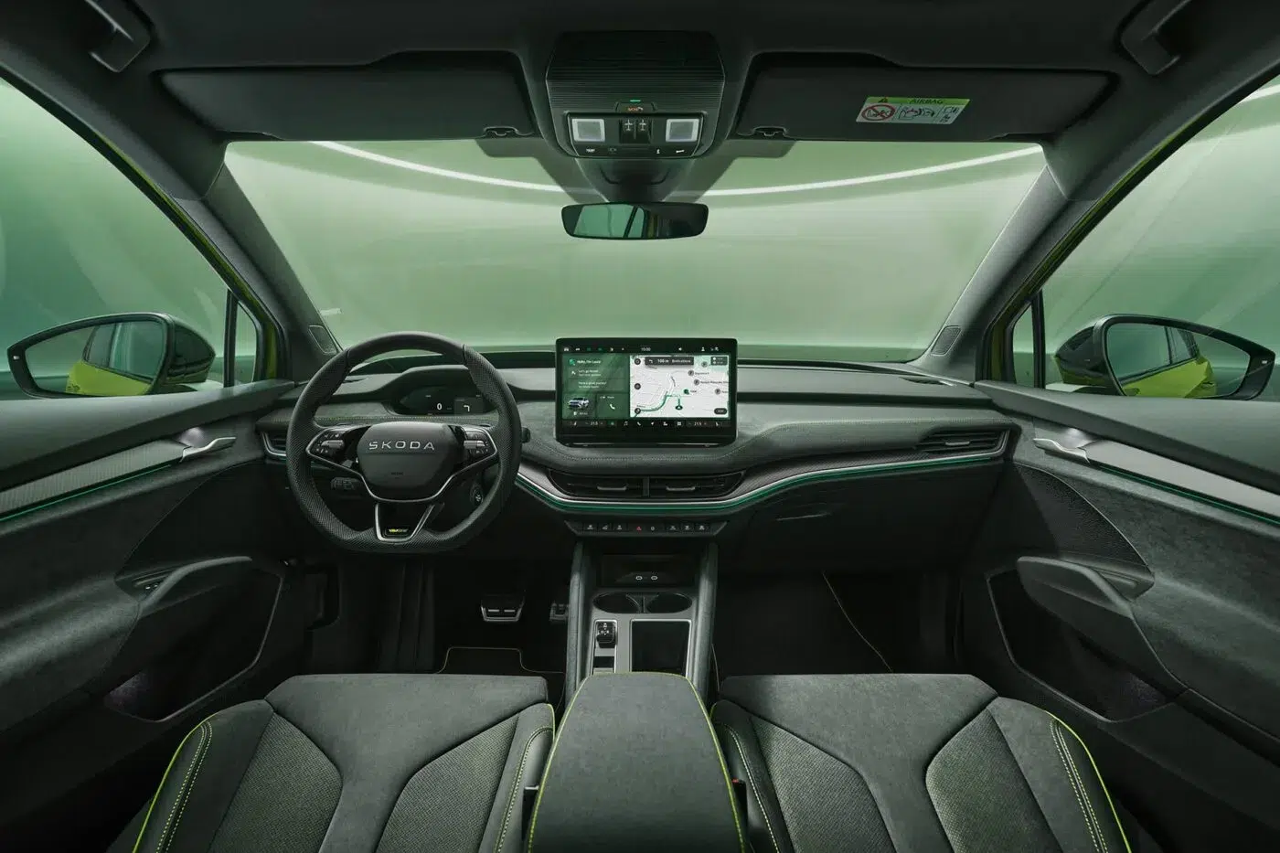 Skoda Enyaq RS 2025 intérieur