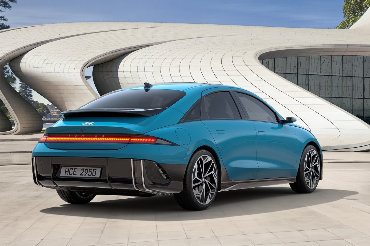 Hyundai Ioniq 6 vu arrière