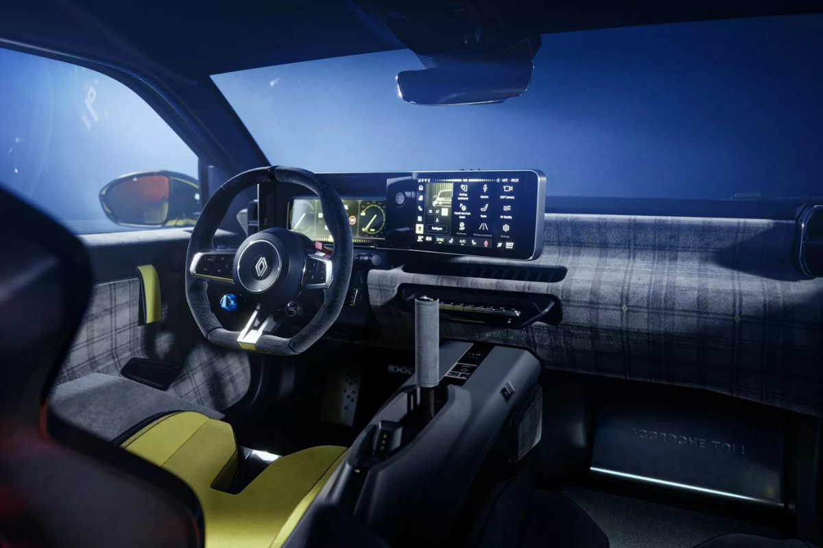 Renault R5 Turbo 3E design intérieur