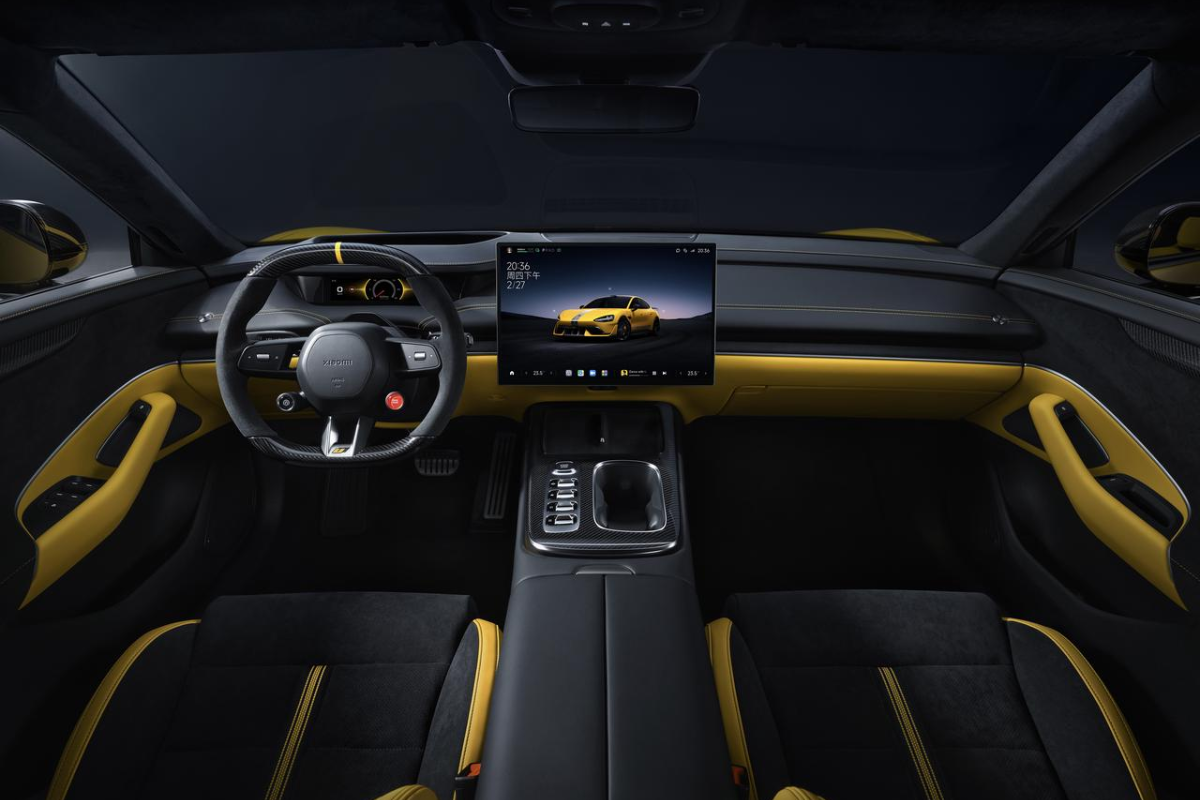 Xiaomi SU7 Ultra design intérieur