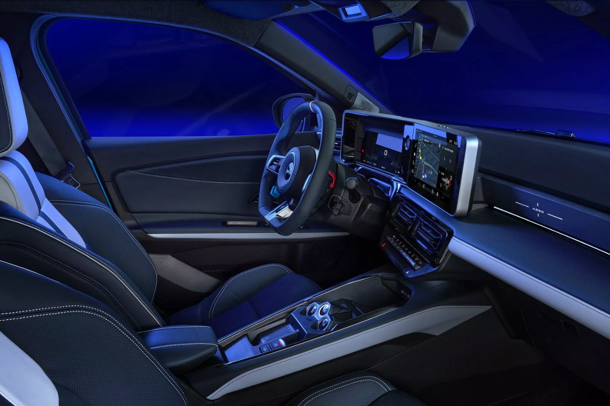 Alpine A290 design intérieur