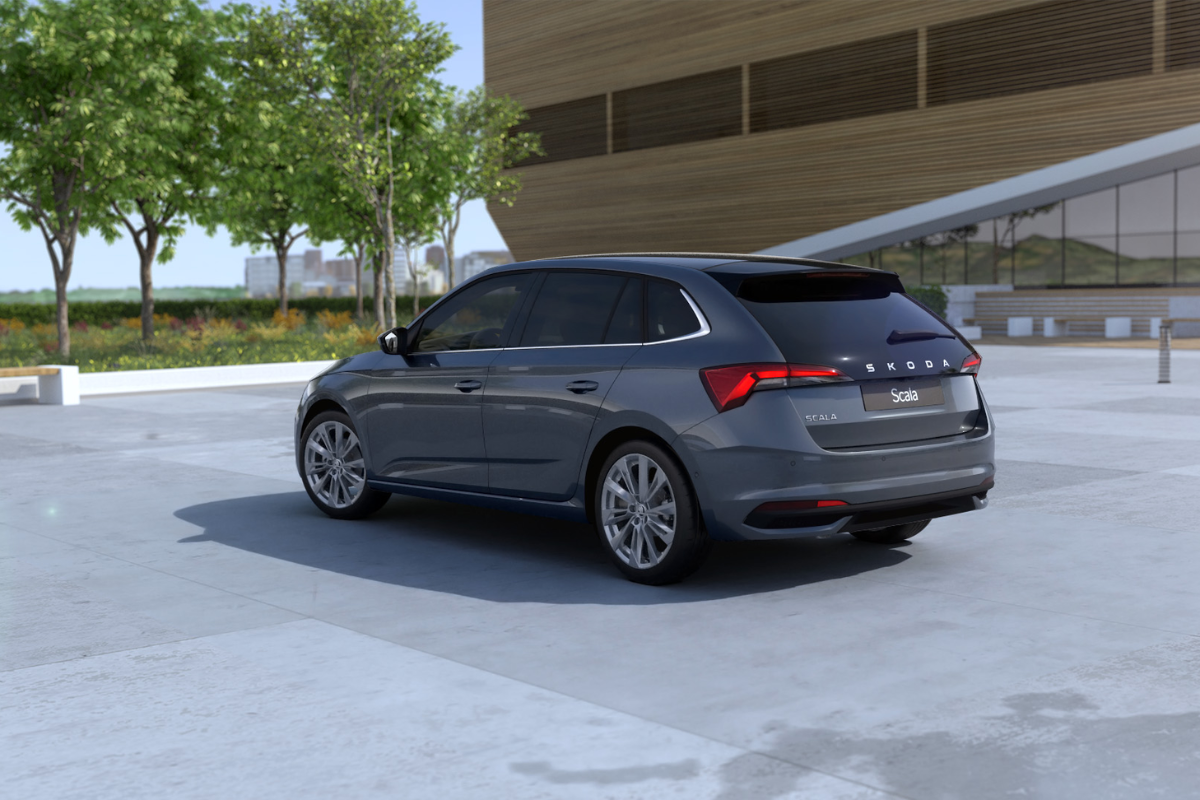 Škoda Scala GO vu arrière