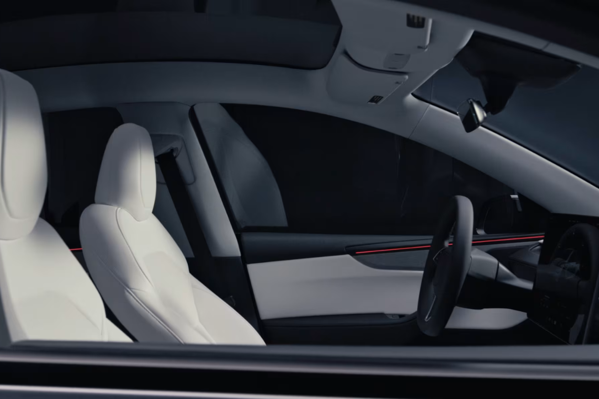 Tesla Model Y design intérieur