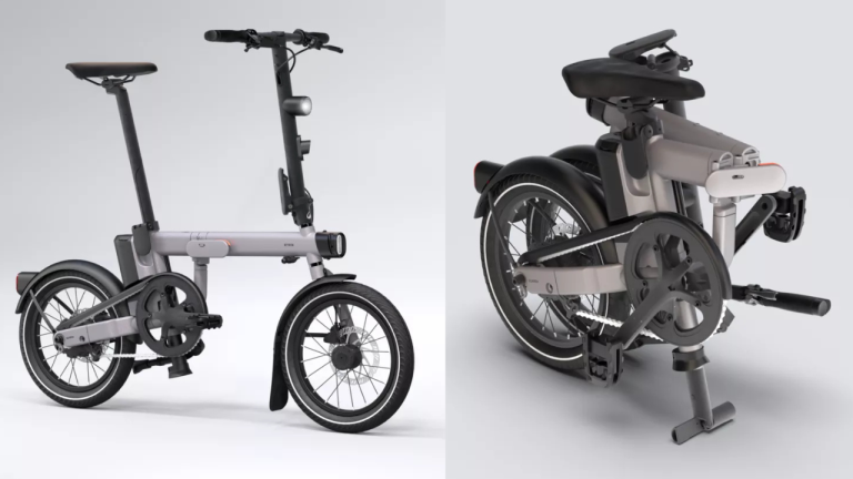 1 seconde pour le plier, 15,9 kg seulement, abordable : le nouveau bijou vélo pliant électrique de Btwin