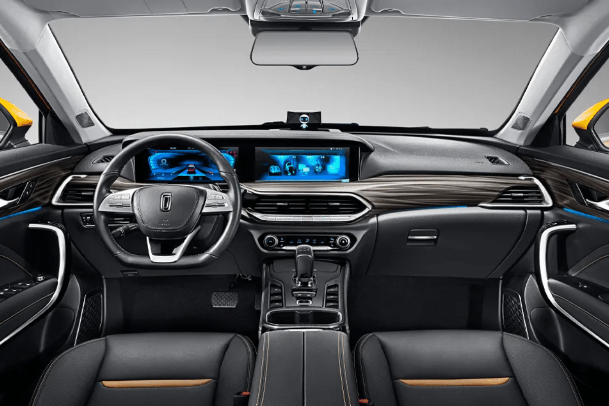 Bestune T77 design intérieur