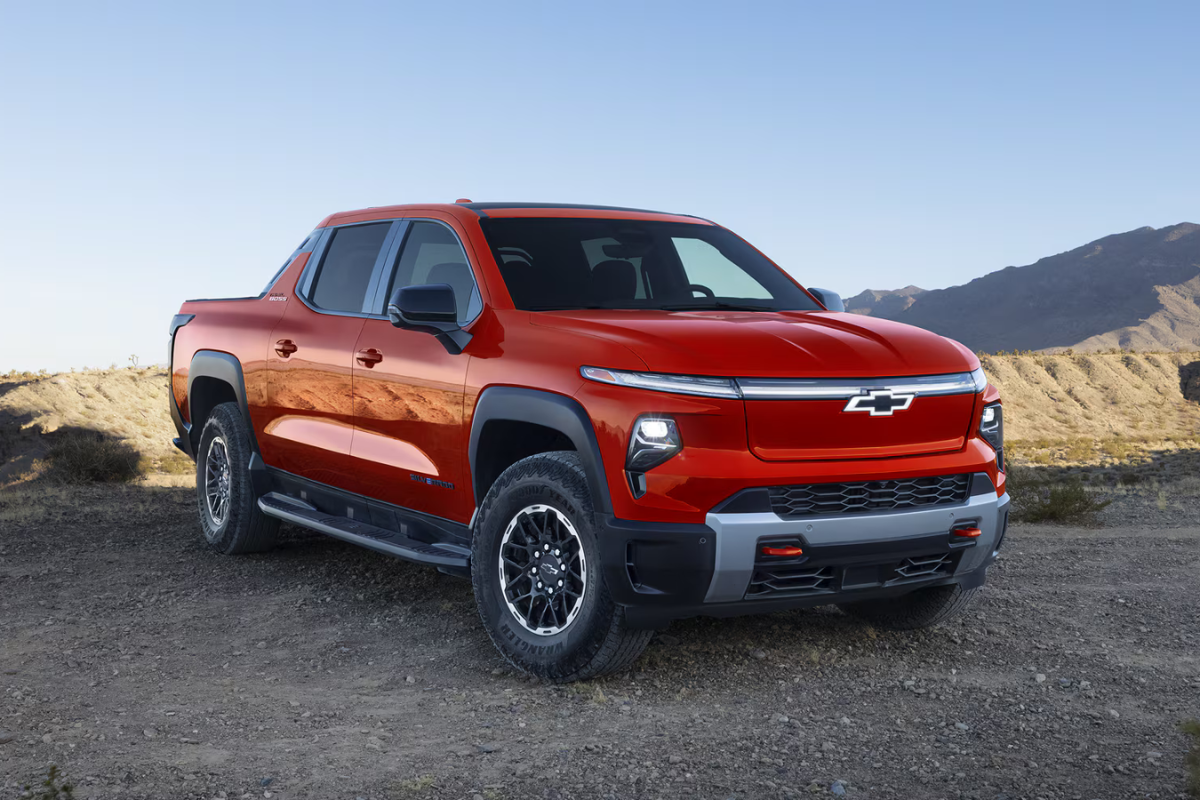 Chevrolet Silverado EV vu de face