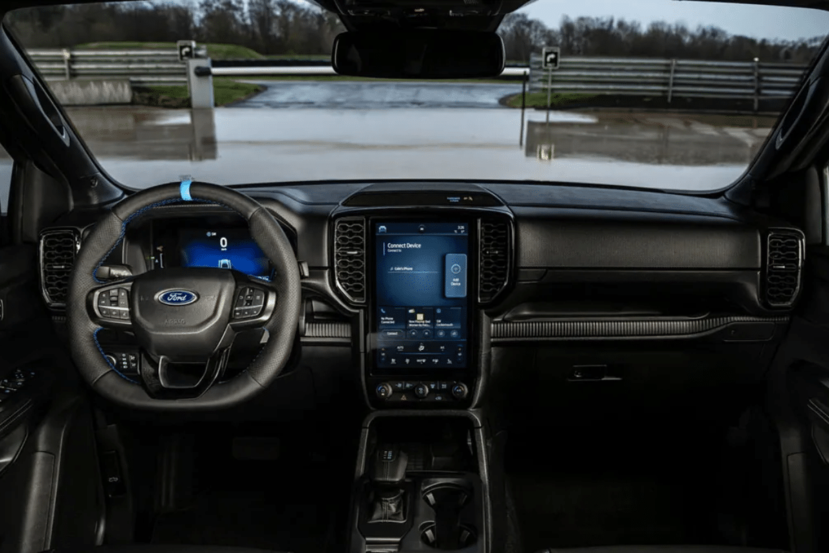 Ford Ranger MS-RT design intérieur