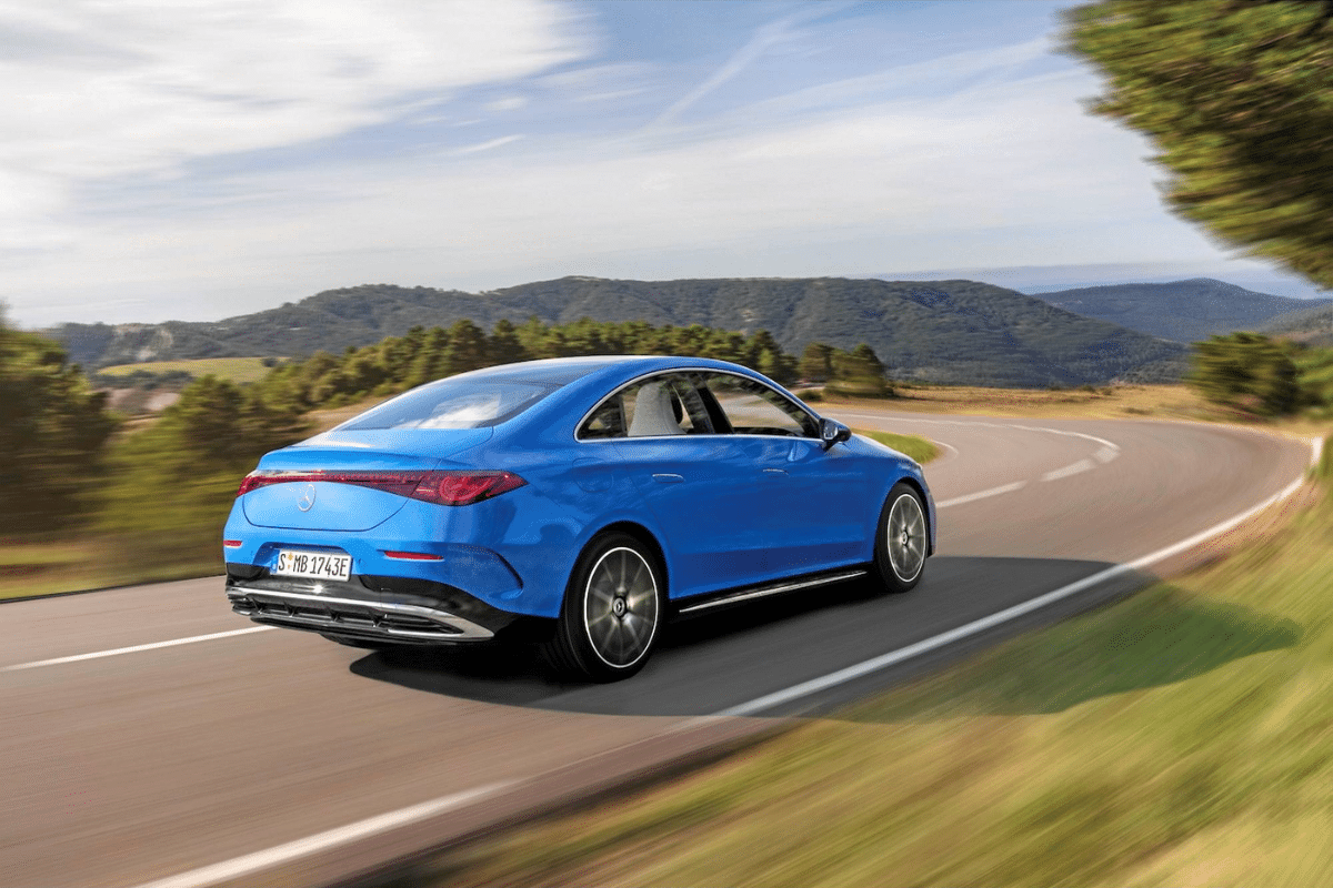 Mercedes CLA vu arrière