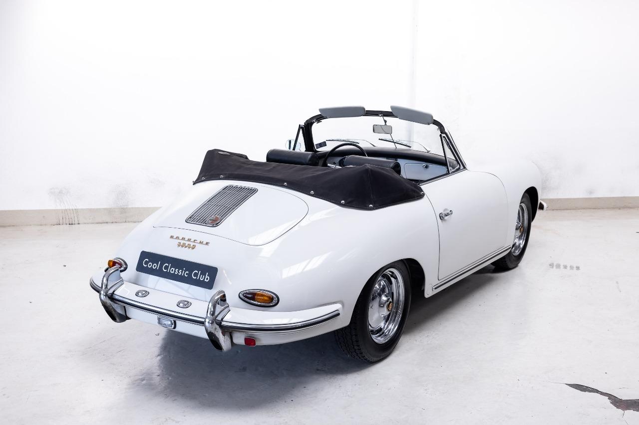 PORSCHE 356 B 1600 Super BT5 - 1960 vue toit