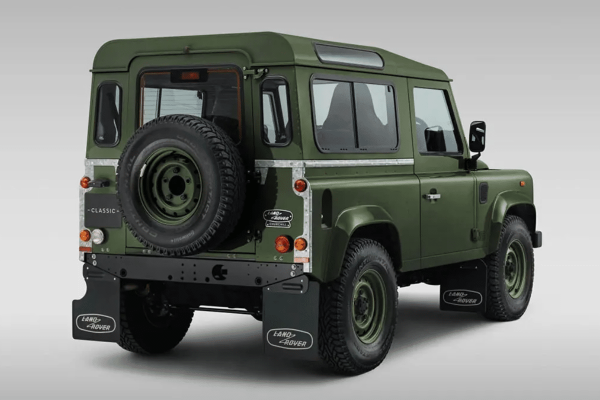 Defender Churchill Edition 2025 vu arrière