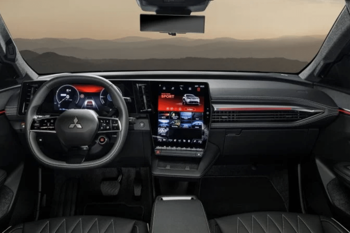 Eclipse Cross 100 % électrique design intérieur