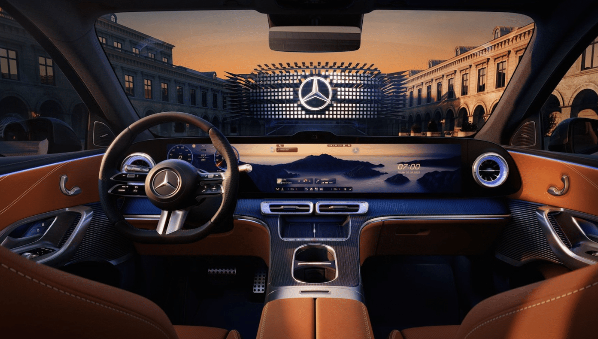Mercedes-Benz - Mercedes GLC électrique - écran