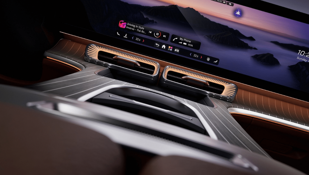 Mercedes-Benz - Mercedes GLC électrique - écran