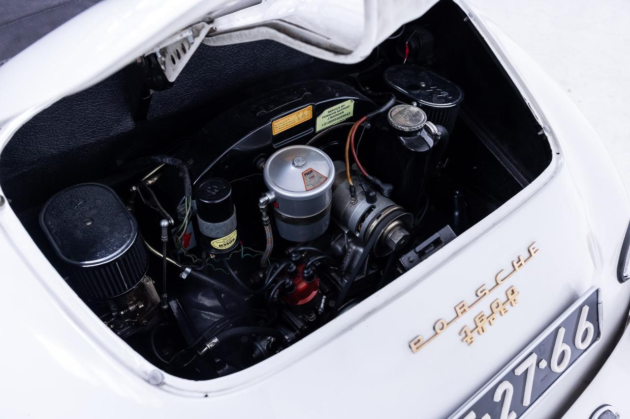 PORSCHE 356 B 1600 Super BT5 - 1960 vue moteur