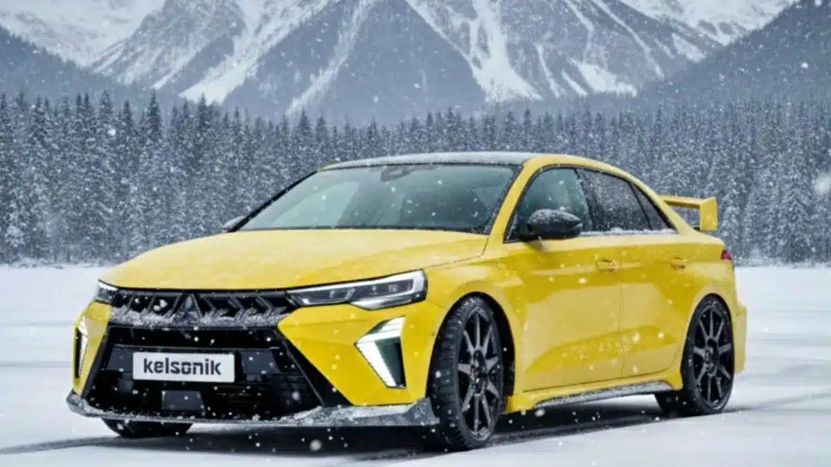 Lancer Evolution 2026 vue de face
