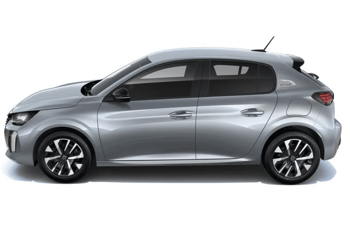 Peugeot 208 vu de profil