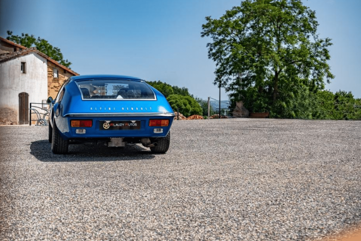 ALPINE RENAULT A310 - 1971 vue de derrière