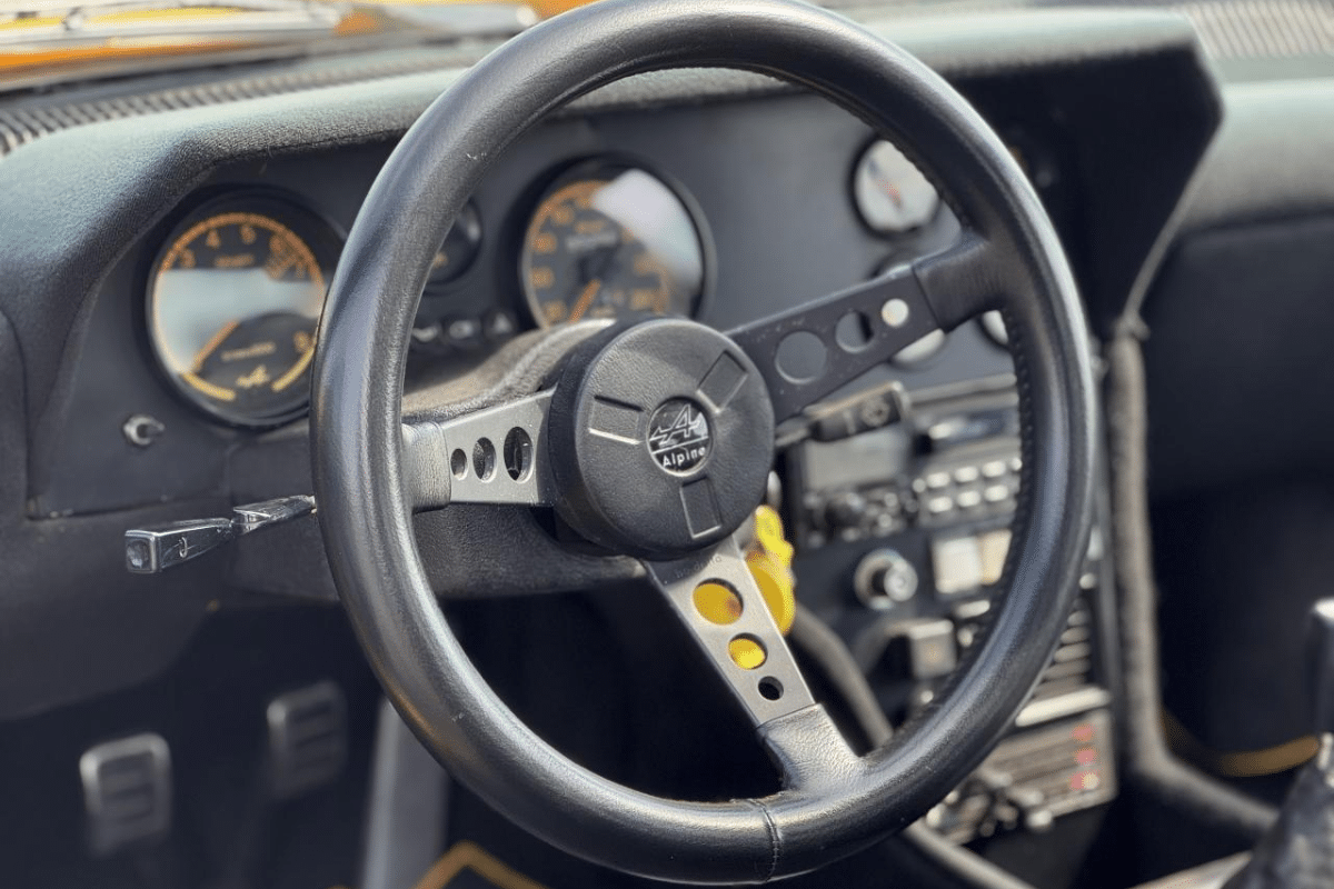 ALPINE RENAULT A310 ALPINE A310 - 1978 vue du volant