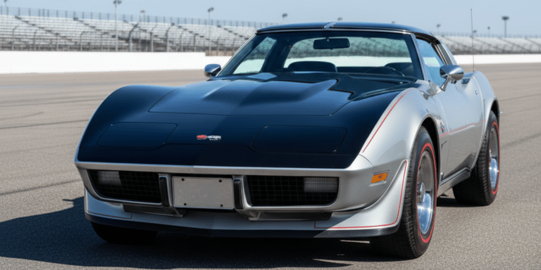 Peinture bicolore, moteur V8 5.7 L et historique complet : cette Corvette C3 Pace Car de 1978 est à vendre