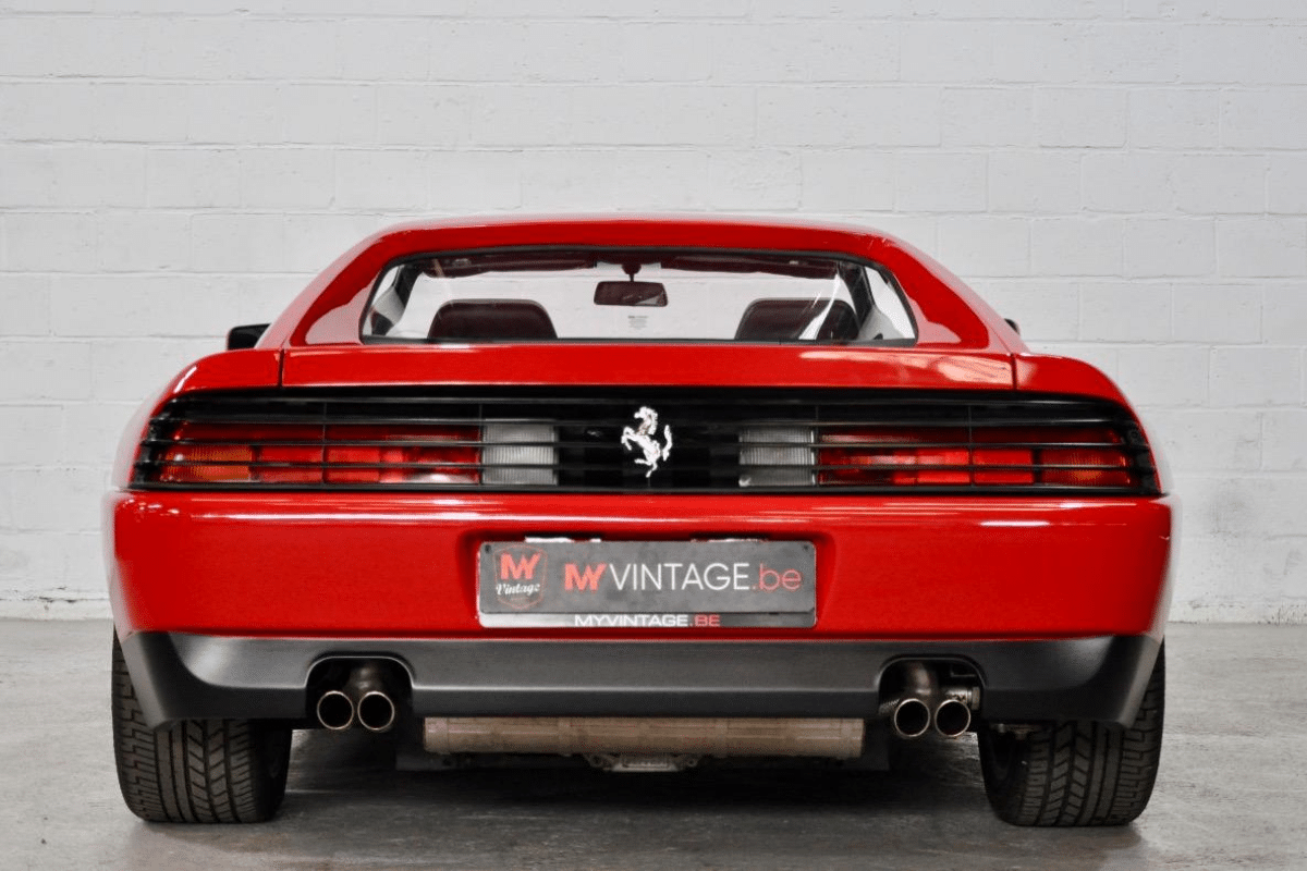 FERRARI 348 TS - 1990 vue de derrière