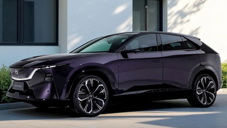 Mazda passe (vraiment) à l’électrique : Voici les premières images du futur crossover électrique