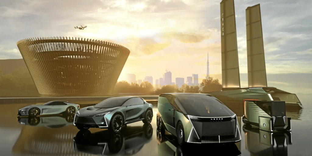 Lexus dévoile ses futurs modéles : supercar, crossover et monospace à 6 roues