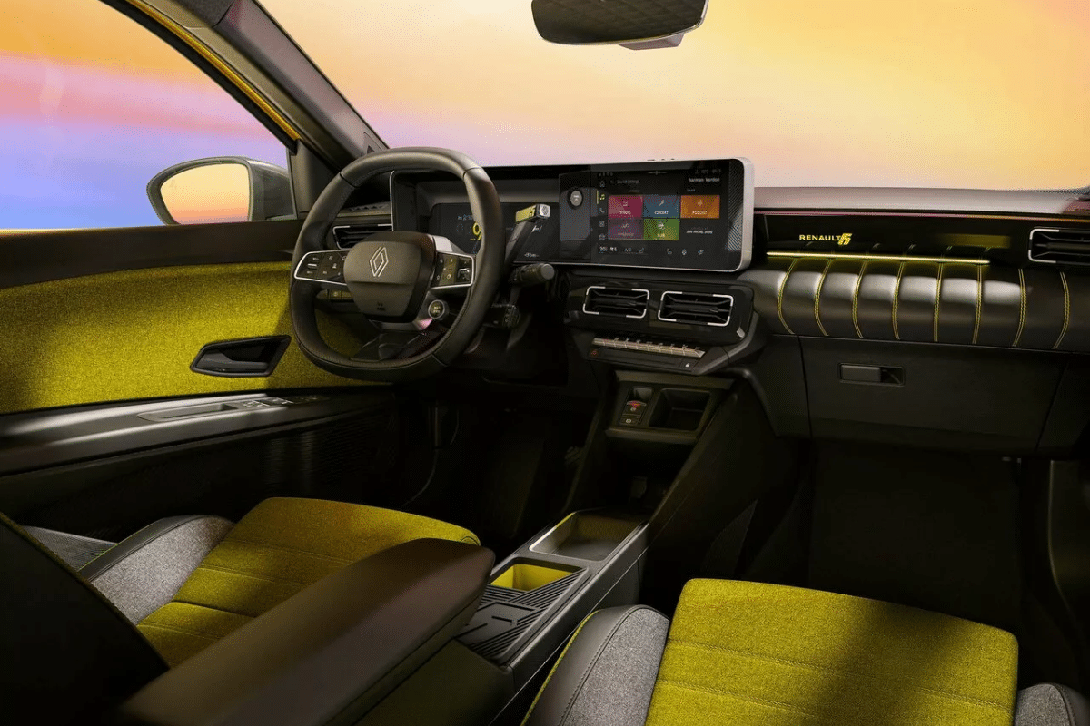Renault R5 E-Tech vue du volant