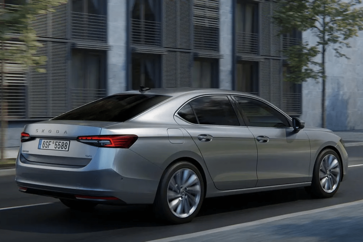 Skoda Superb vue arrière