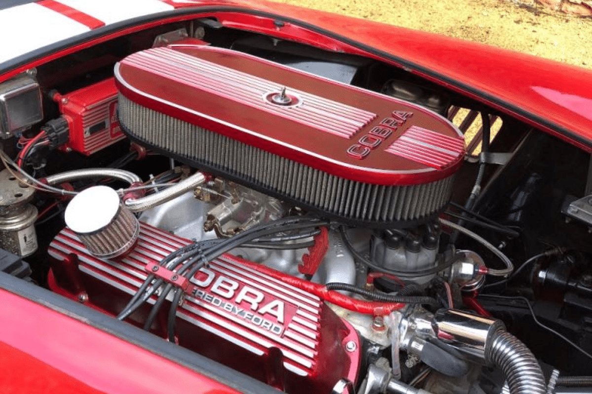 AC Cobra CMC V8 FORD 5,8 L - 1993 vue du moteur