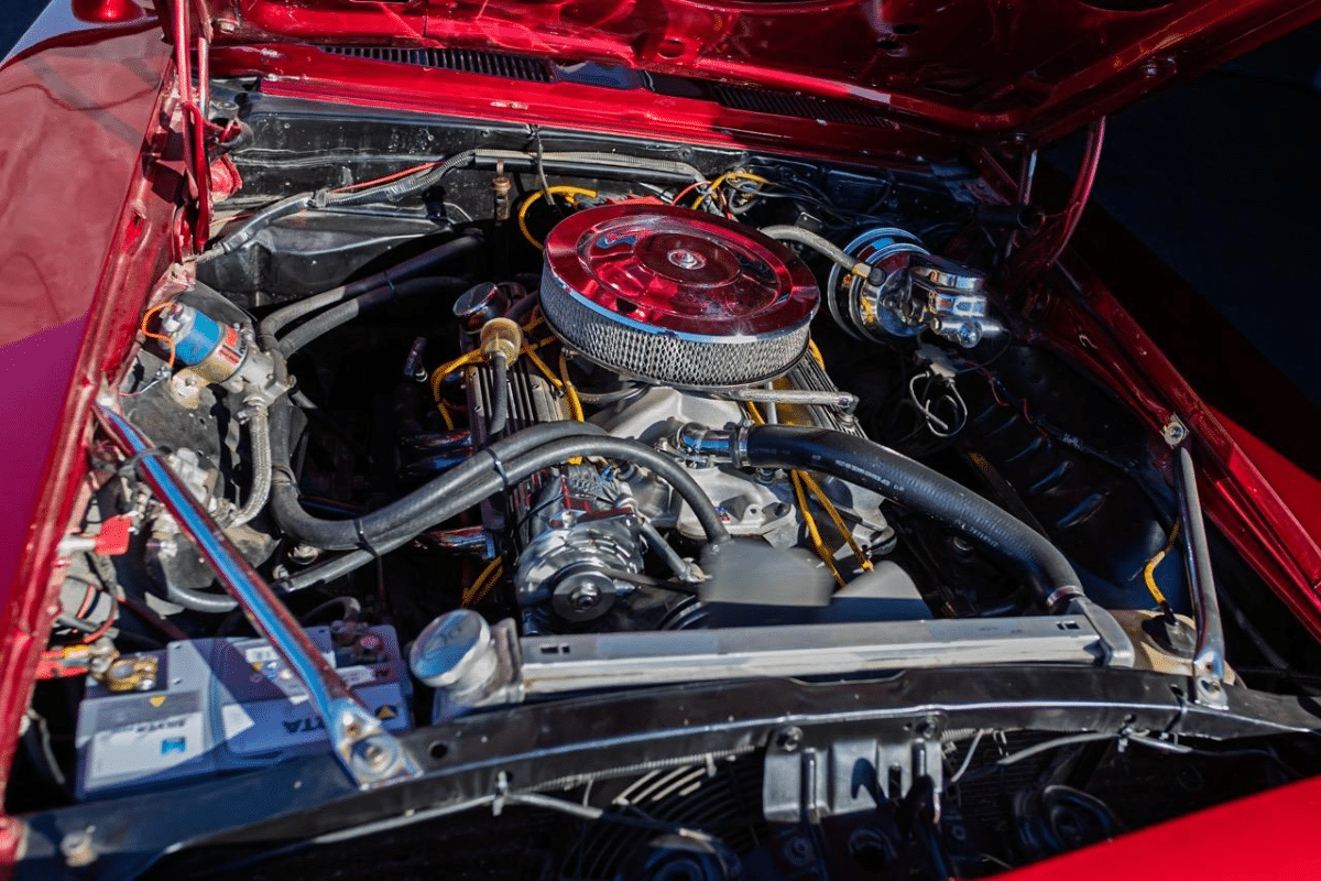 CHEVROLET Camaro - 1969 vue du moteur