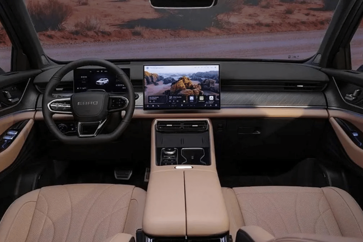 EBRO S900 design intérieur
