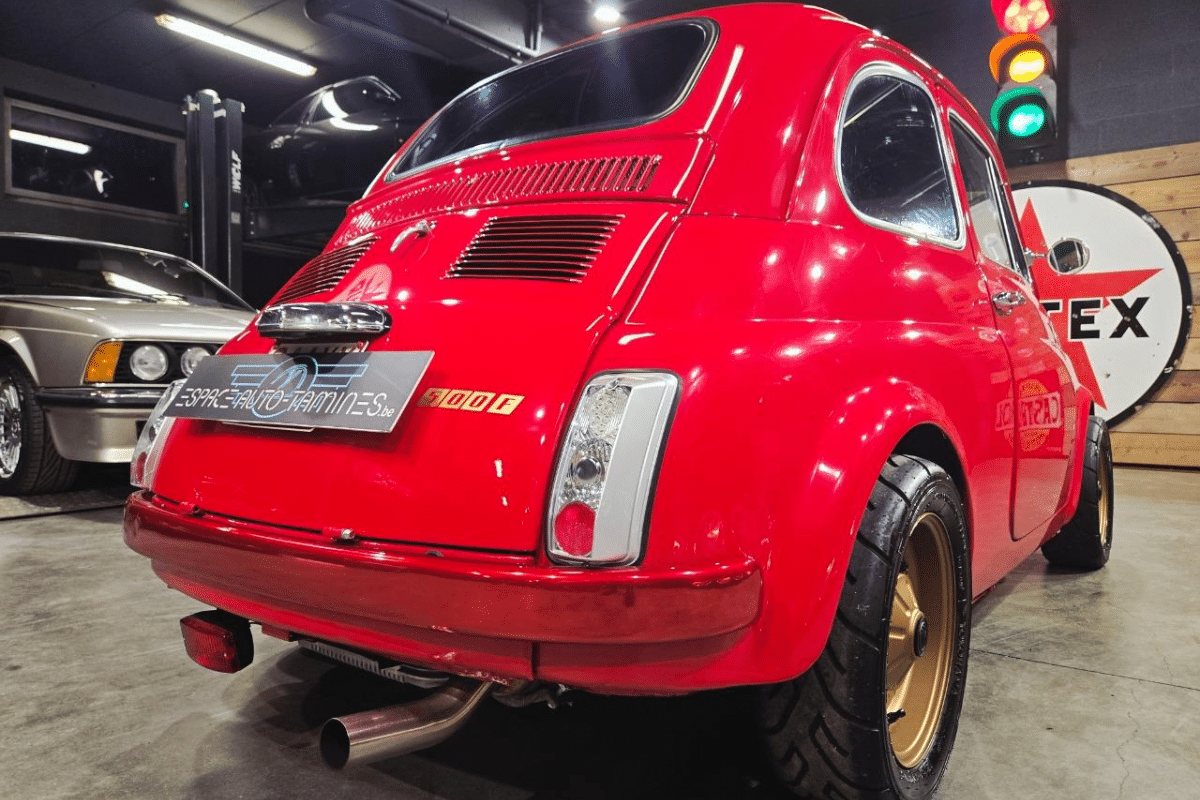 FIAT 500 F Préparée - 1970 vue de derrière